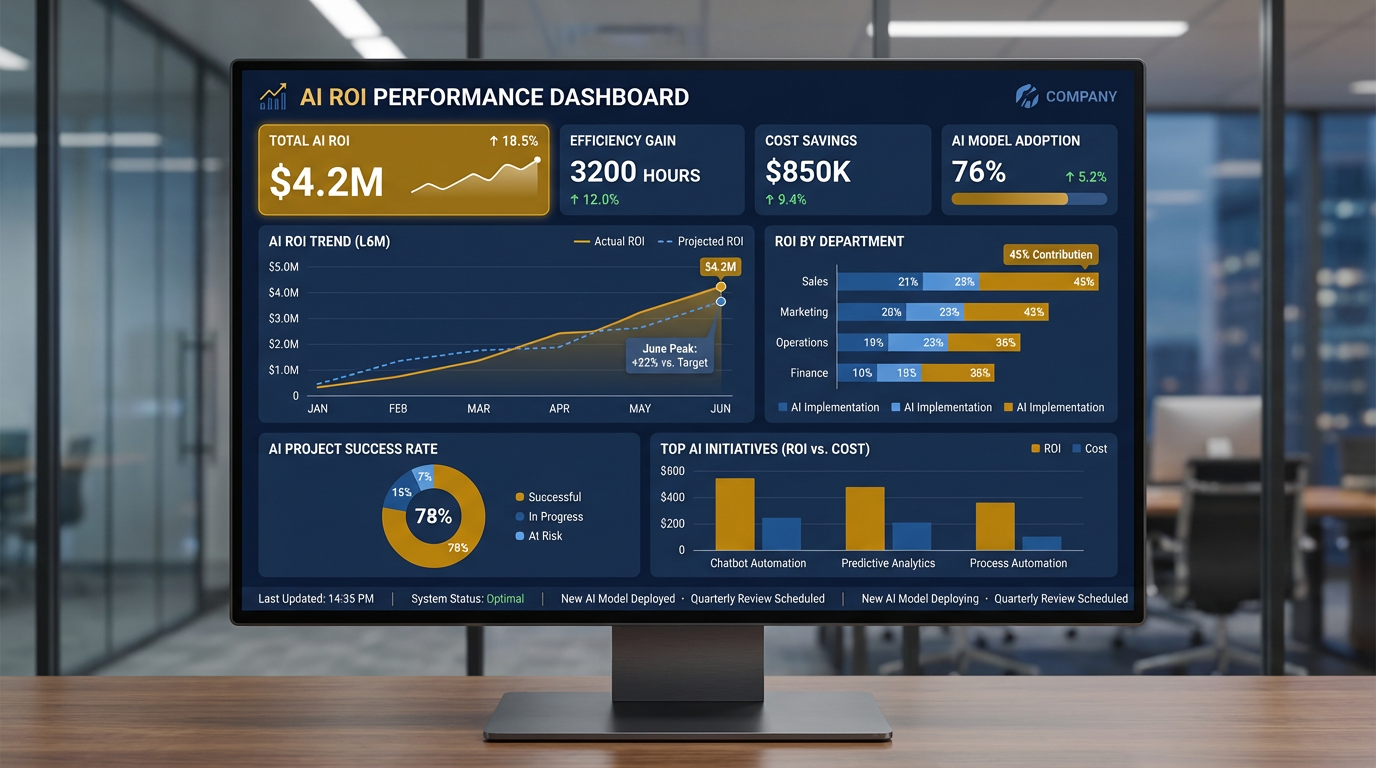 AI ROI Dashboard with Analytics